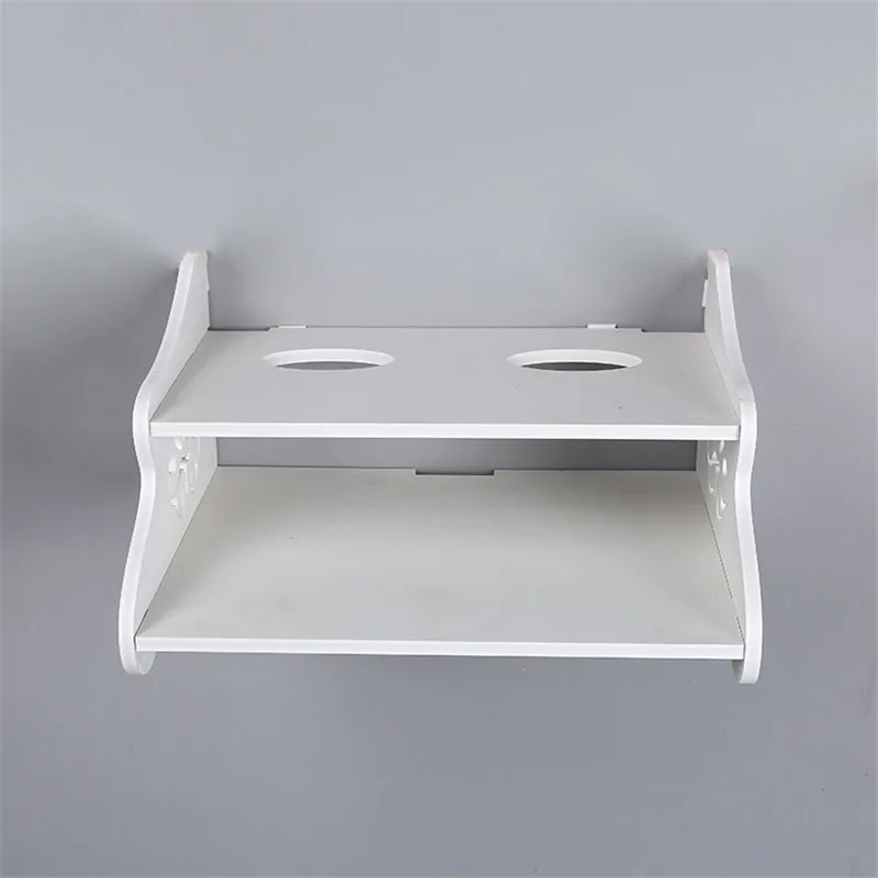 Living Room Router Storage Racks TV set Set-top Box Remote Control Wall Shelf Decor Phone Key | Дом и сад