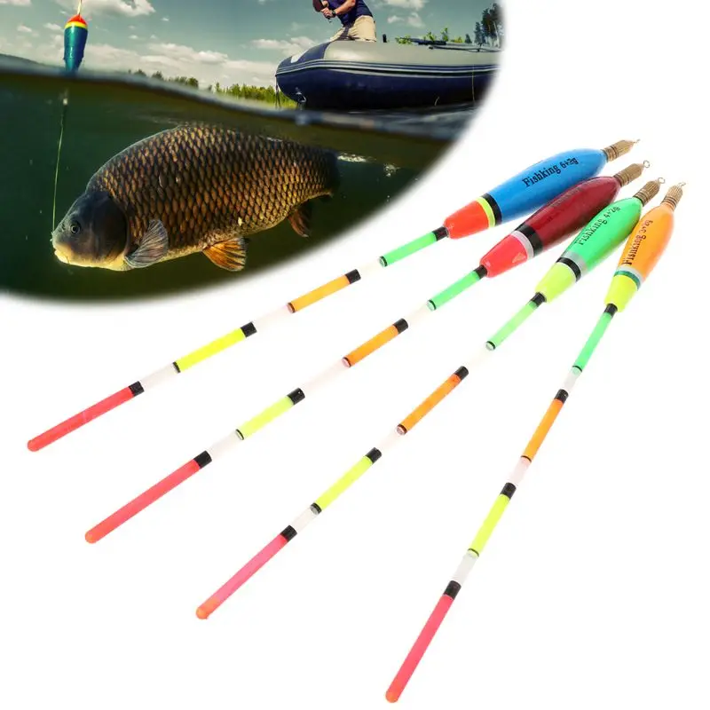 5Pcs/Lot Balsa wood+Copper Fishing Floats 3+2G/4+2G/5+2G/6+2Gg For Carp Fish Tackle Tools 25cm-27cm | Спорт и развлечения