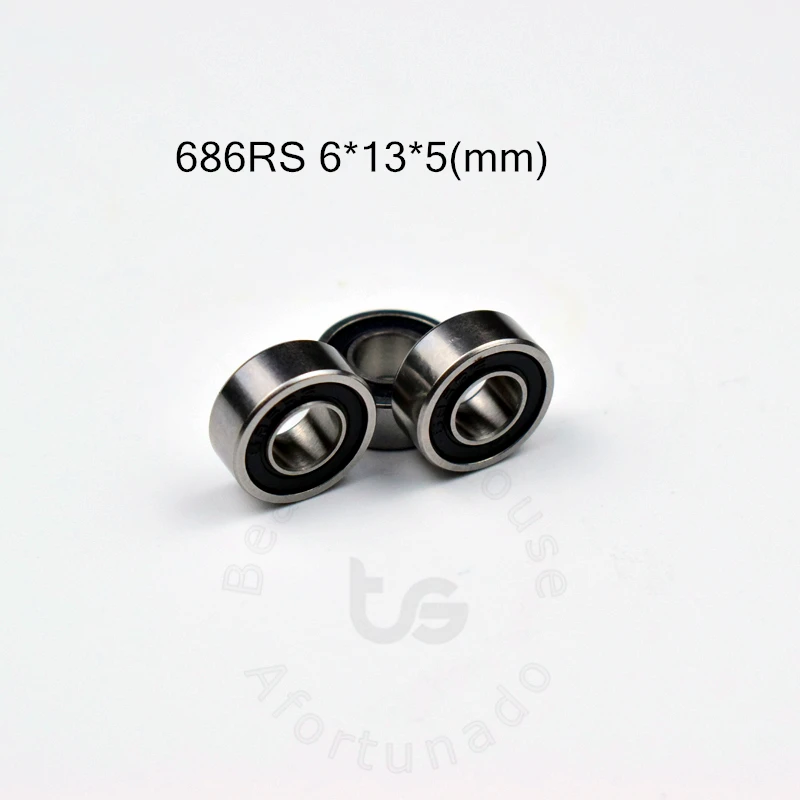 Подшипник 686RS 6*13*5 (мм) 10 шт. бесплатная доставка фотоподшипники подшипник с