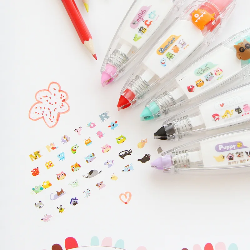 9 шт./лот Кружевная декоративная лента корректирующие ленты милые наклейки с