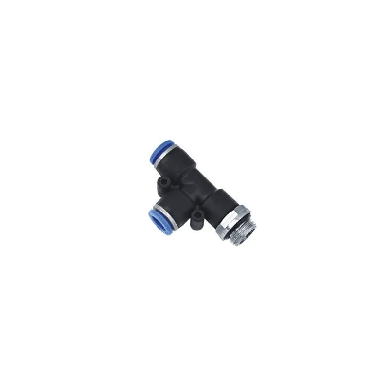 NPT t-образные нажимные фитинги 1/8 &quot-1/2&quot пластиковые пневматические