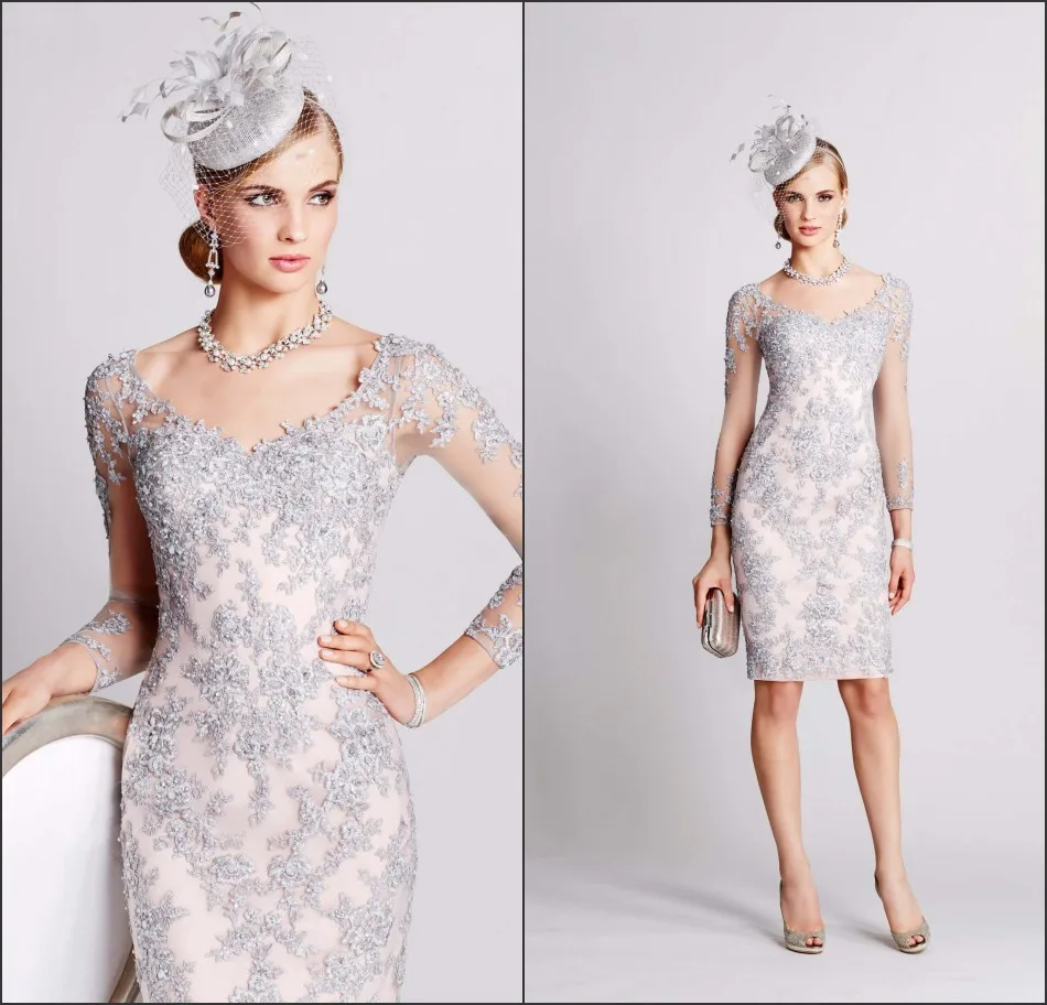 На заказ V шеи бретелек Большой размер мать невесты платья длиной до колена само