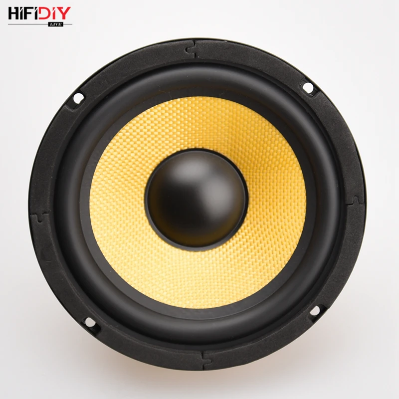 HIFIDIY LIVE HIFI колонки DIY 6 дюймов 6," Midbass НЧ динамик блок 4 8 Ом 120 Вт из стекловолокна Вибрационный таз громкоговоритель K6.5