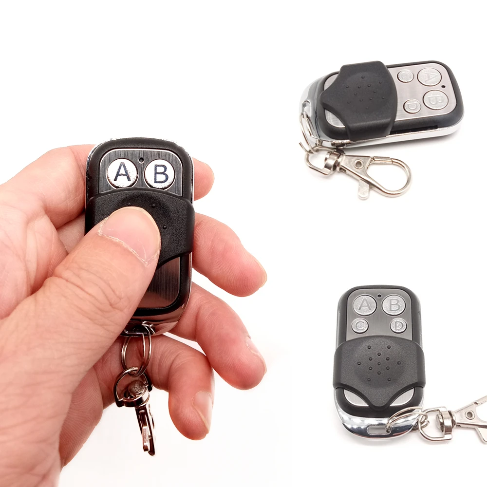 Universal ABCD Key Remote Control 433.92MHZ Cloning 4 Channel Auto Car Garage Door Duplicator Rolling Code For | Электроника