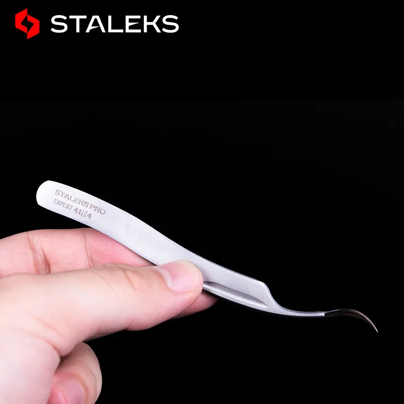 STALEKS PRO 41 4 типа Высокоточный Пинцет наращивание ресниц цветение эфирные