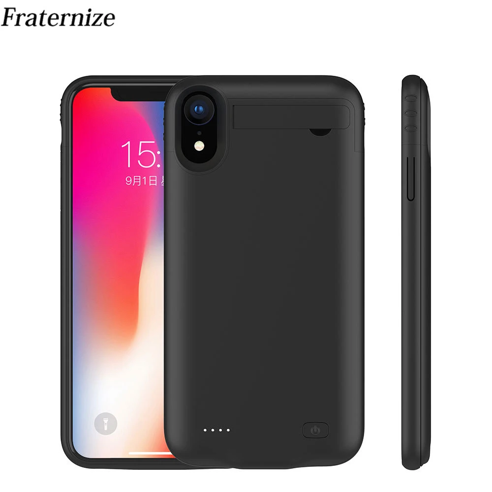Тонкий ударопрочный чехол для зарядного устройства iPhone XR X XS Max внешний