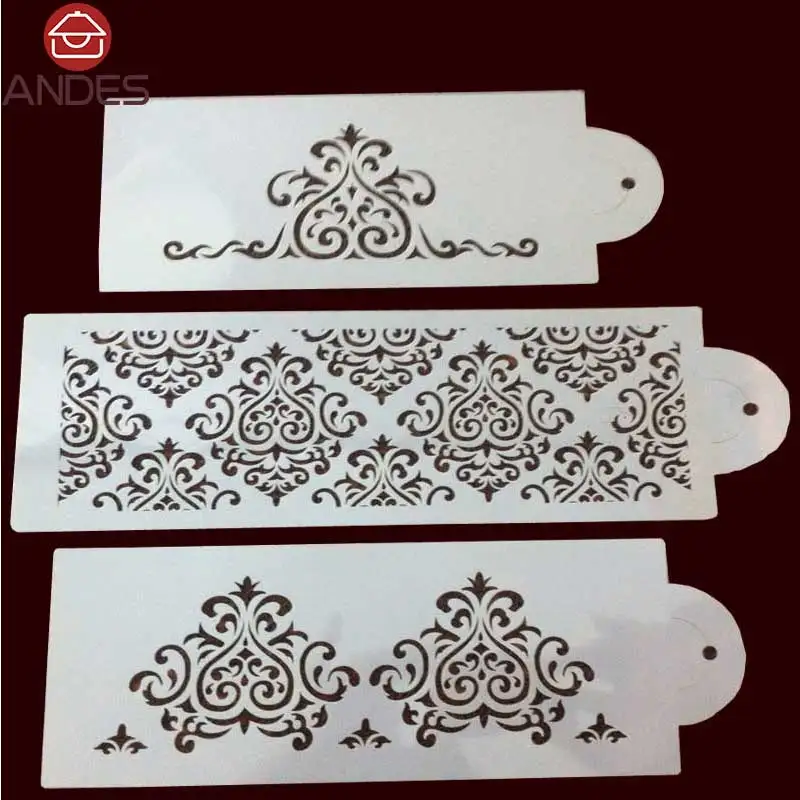 Кухня 3 шт трафарет для пирога печенья хлебобулочные Инструменты помадка форма