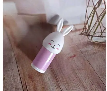 1 шт. Новое поступление DIY Мини милый кролик мультфильм губная помада трубка Макияж инструмент домашний пустой бальзам для губ трубка многоразовые бутылки