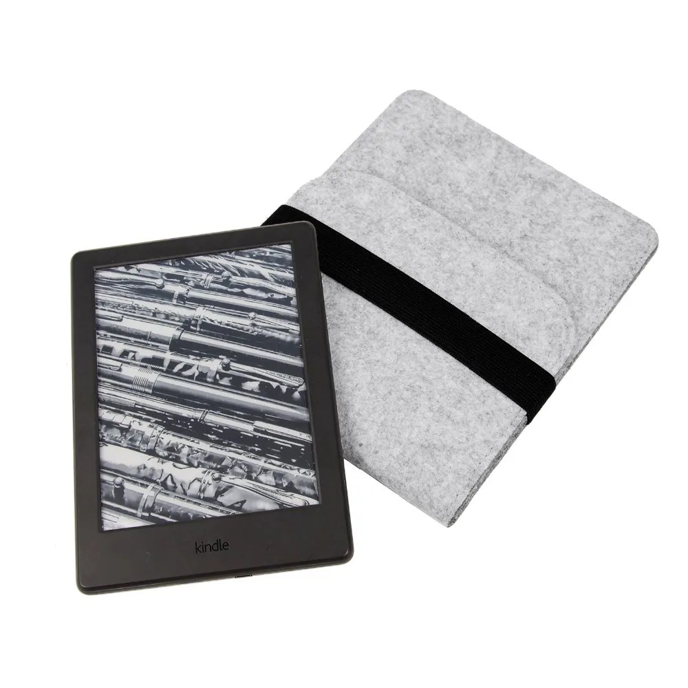 Для kindle touch kobo glo E Reader Тонкий шерстяной войлочный рукав сумка электронные книги