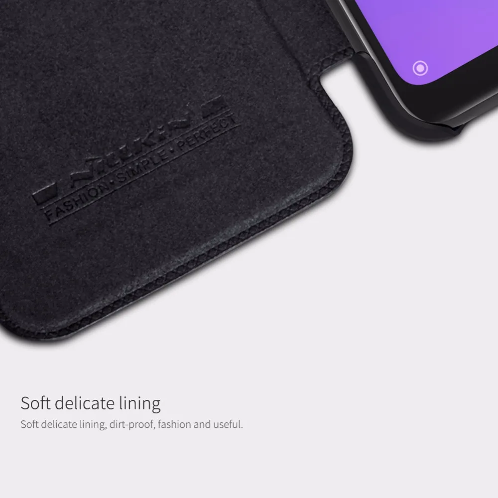 Кожаный чехол для xiaomi redmi note 6 pro Nillkin QIN, защитный флип-чехол, чехол-бумажник для redmi note 6 pro, глобальная версия