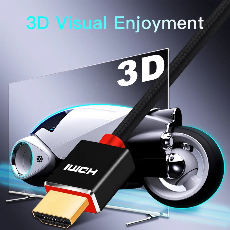 HDMI кабель Lungfish 4K/60 Гц 2 0 дюйма 3D высокоскоростной для разветвителя переключателя