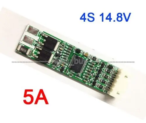 4S 14.8V lithium Cell 5A Battery Protection BMS PCB Board w/ Balance solar panel | Электронные компоненты и