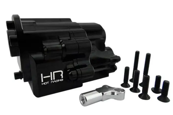 Чехол для коробки передач SCX10 II 2 Hot Racing Axial SCXT3801|axial scx10|case aluminiumcase case |