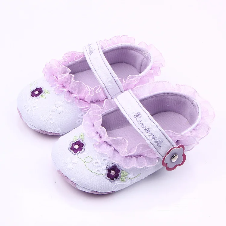 Perennial Hot Sale Super Pretty Princess Baby Shoes Girls Infant Soft Sole First walker 0-1years |
