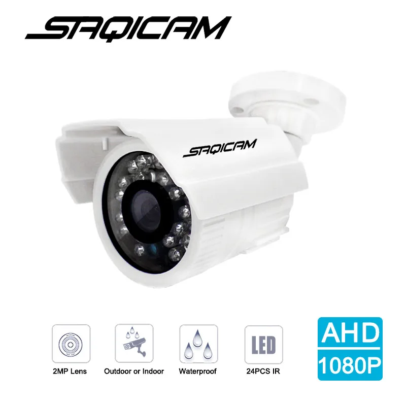 Saqicam 4CH CCTV камера система AHD 1080N видео безопасности DVR наблюдения комплект 2 шт 1080P