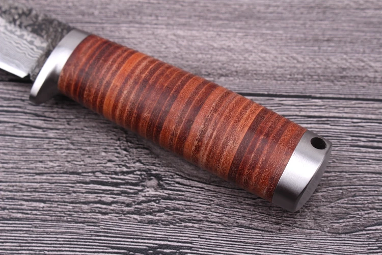 Ручной работы Duanda Охотничий Тактический нож с фиксированным лезвием стальное