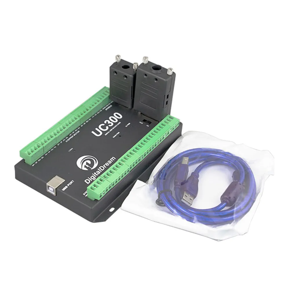UC300 ЧПУ 3/4/5/6 оси USB Mach3 движения Управление карты коммутационная плата 24VDC 300 кГц Поддержка MPG& Степпер/сервопривод
