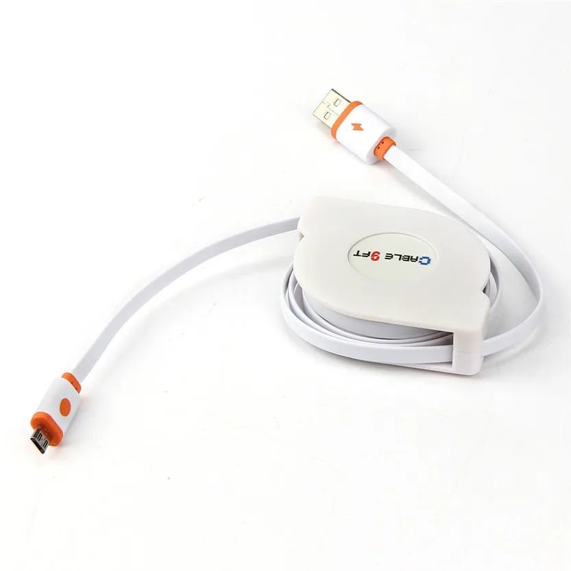 Выдвижной кабель с Micro USB на 1 м для Samsung Galaxy S7 Edge SZ0213 #21|2a usb|samsung usb 2ausb 2a |