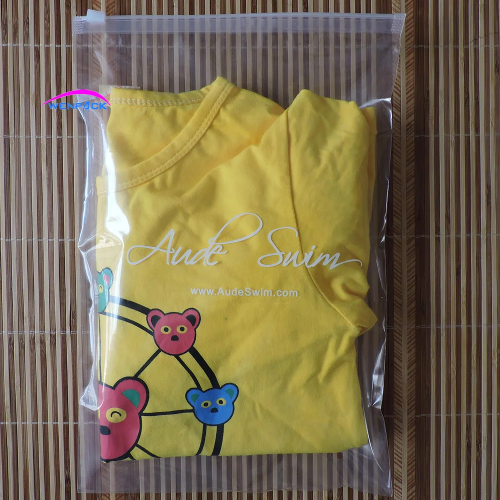 

Custom Packaging Printed Gift Logo Zipper And Zip Lock Plastic Bag