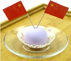 Китайские мини-флажки бумажные пищевые палочки зубочистки для пирожных