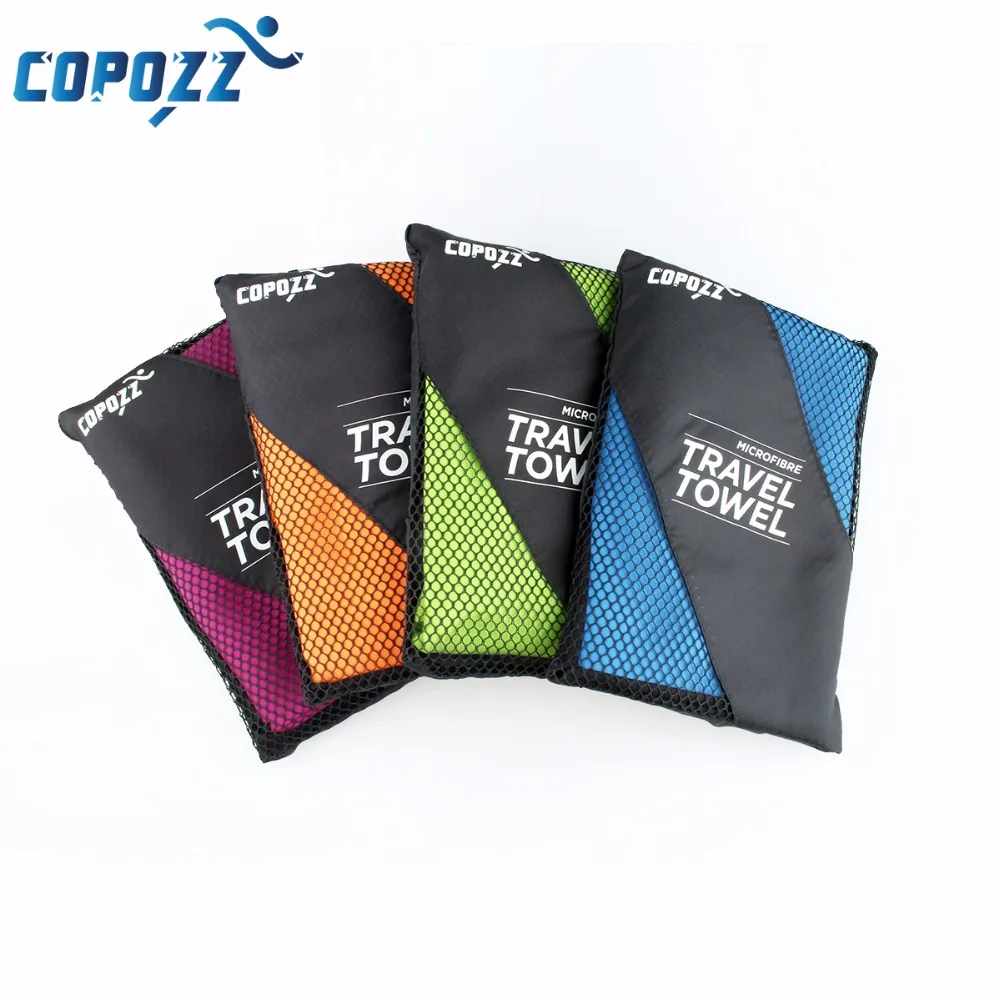 Быстросохнущее полотенце Copozz плавательное из микрофибры прочное портативное