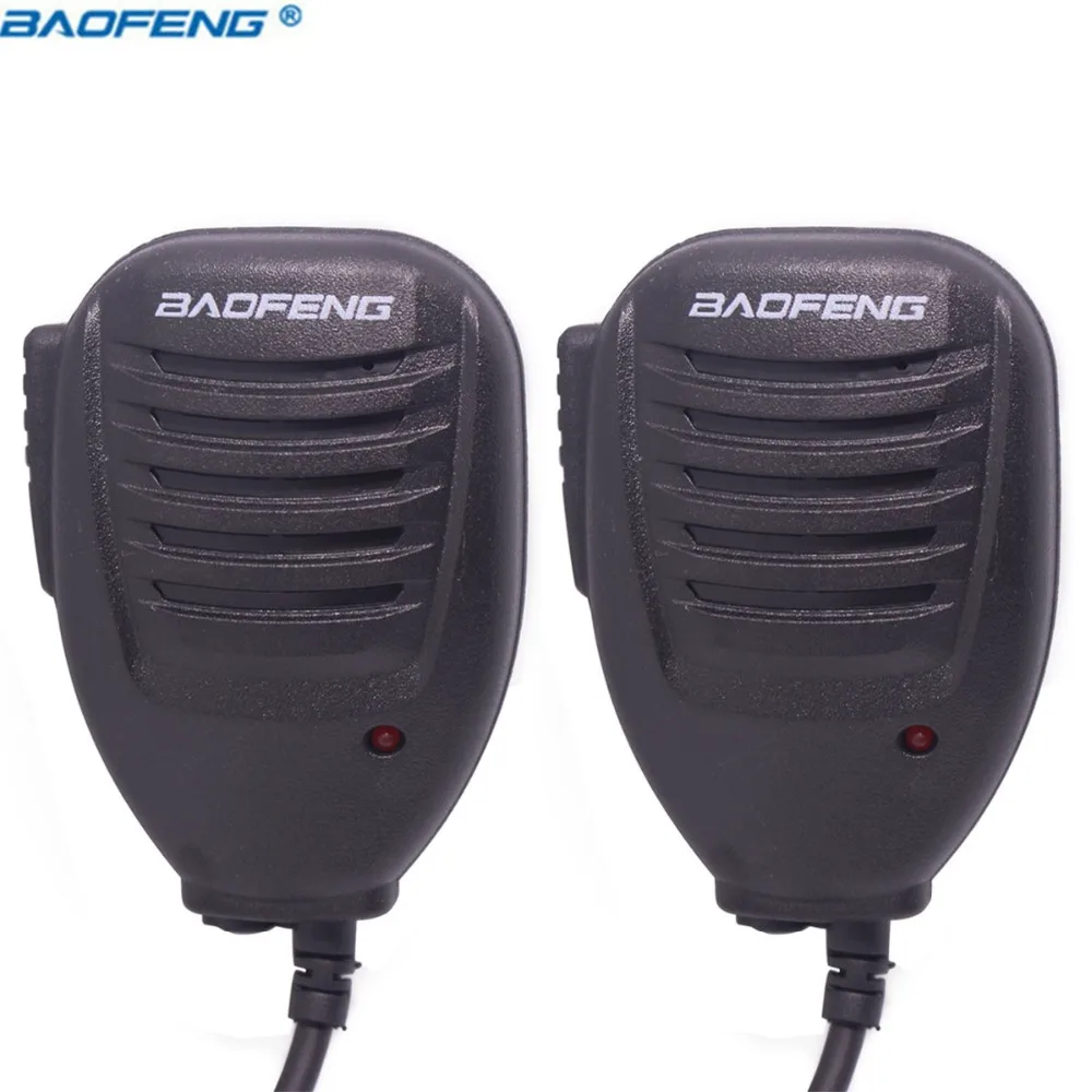 2 шт. радио Ручной микро динамик микрофон для Baofeng BFUV5R портативная рация UV-5R BF-888S портативный Ham CB двухстороннее радио