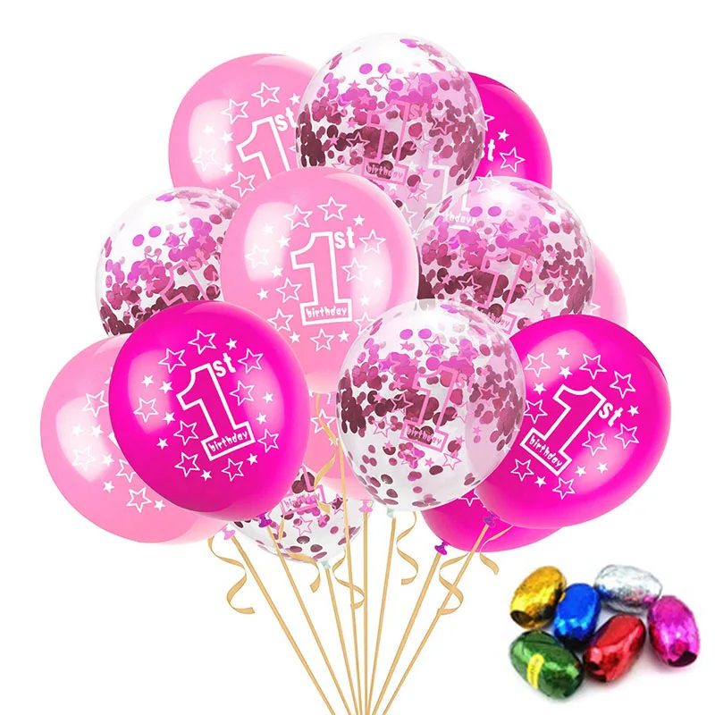 15 шт. латексные воздушные шары для маленьких мальчиков и девочек набор конфетти