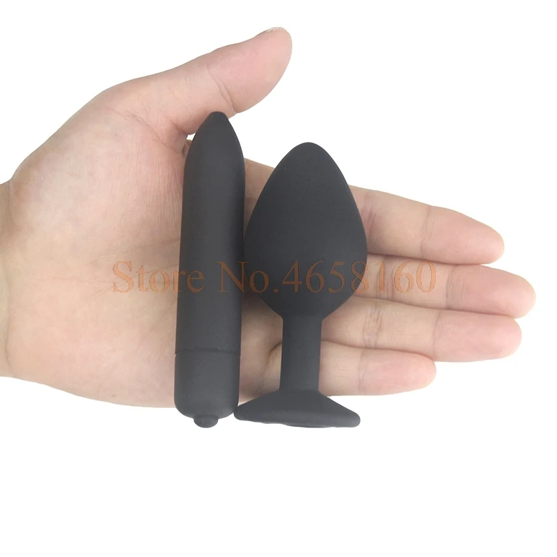 Гладкая силиконовая Анальная пробка большая мини Ювелирное Украшение массажер