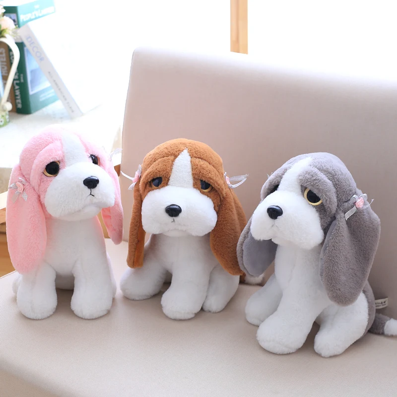 

Candice guo плюшевая игрушка мягкая кукла мультяшное животное длинные уши собака Бигль Щенок спящий друг подарок на день рождения Рождество 1 шт.