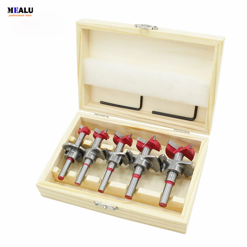 

Positioning woodworking hole opener set Carbide flat wing drilling adjustable hinge hinge reamer 15-35mm