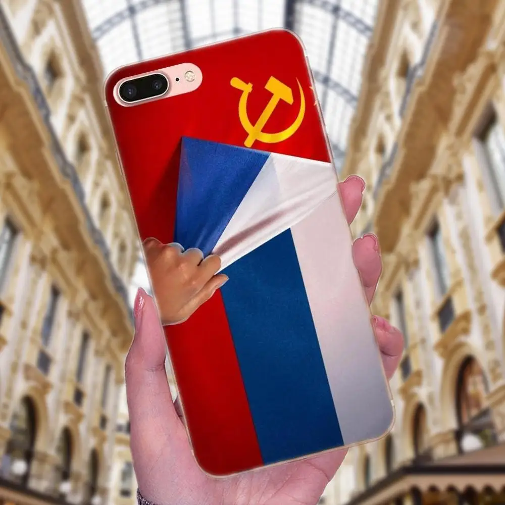 Новое поступление ТПУ для Xiaomi Redmi Note 2 3 3S 4 4A 4X 5 5A 6 6A Pro Plus флаг Российской Федерации