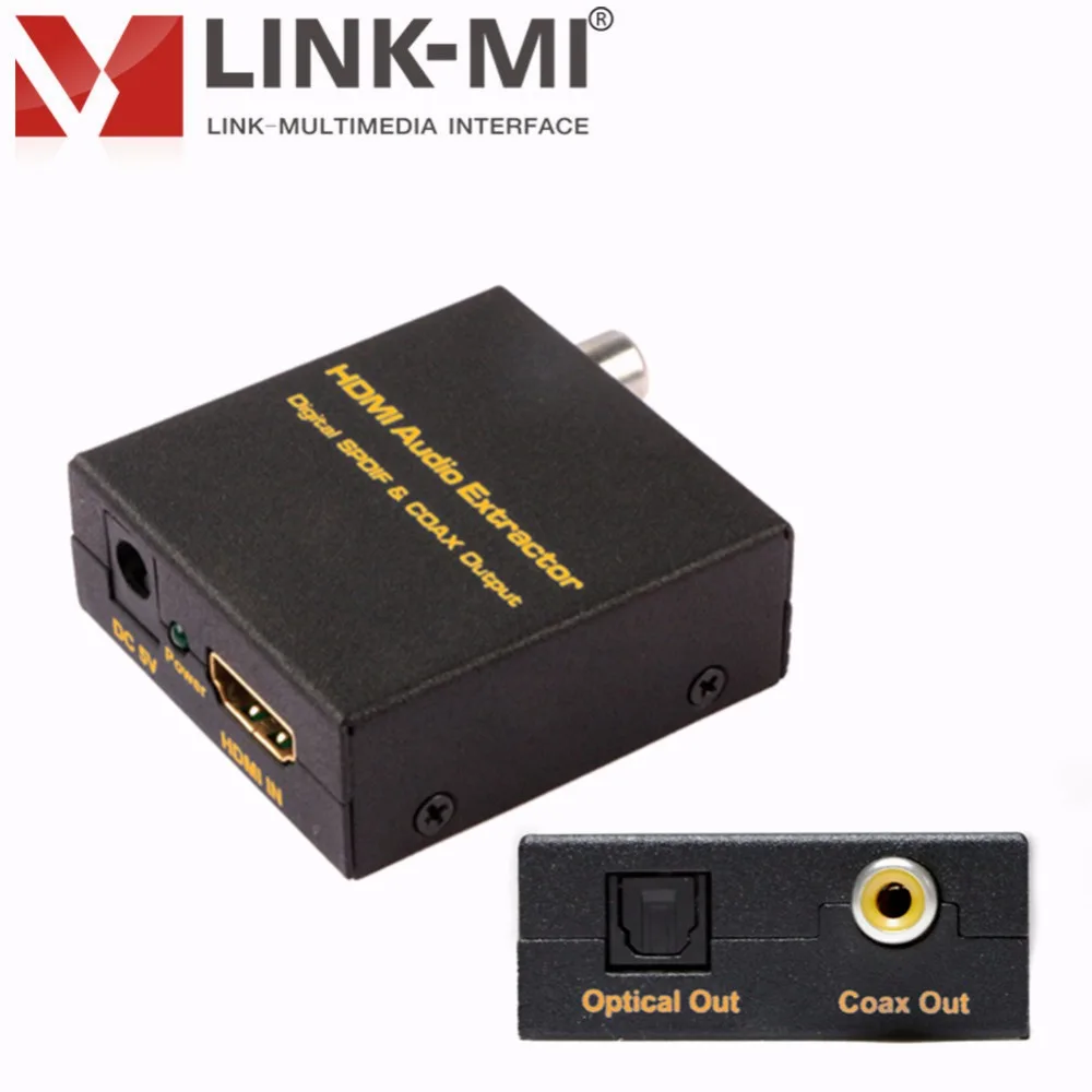 LINK MI LM HA02 HDMI аудио экстрактор с цифровым SPDIF и коаксиальным выходом поддержка 192