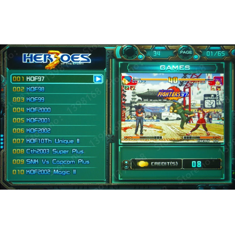 645 в 1 игры Heroes of the stom 3 Jamma мультиигровая печатная плата VGA/CGA выход для CRT/LCD Pandora