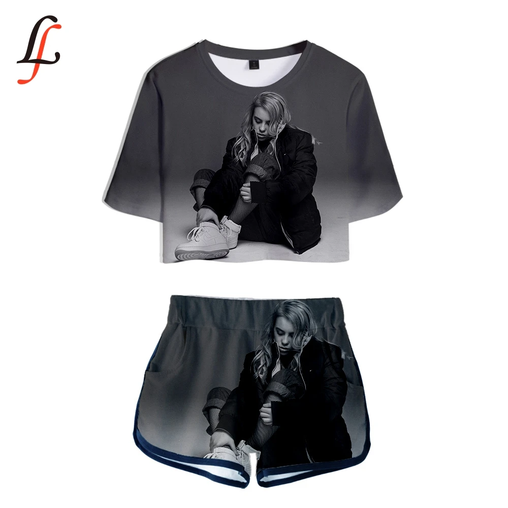 Modis хит продаж сексуальные комплекты из двух предметов мягкая футболка и