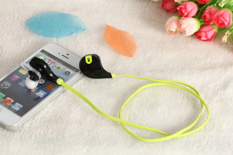 10 шт. QY7 Беспроводная Спортивная стерео гарнитура Bluetooth V4.1 наушники HIFI в ухо наушники-вкладыши для мобильного телефона