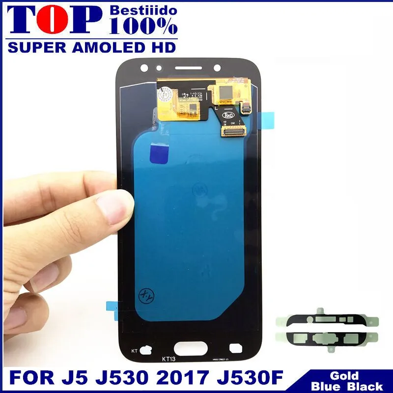 Регулятор яркости lcd s для Samsung Galaxy J5 j530 J530F J530M AMOLED lcd дисплей кодирующий преобразователь сенсорного экрана в сборе