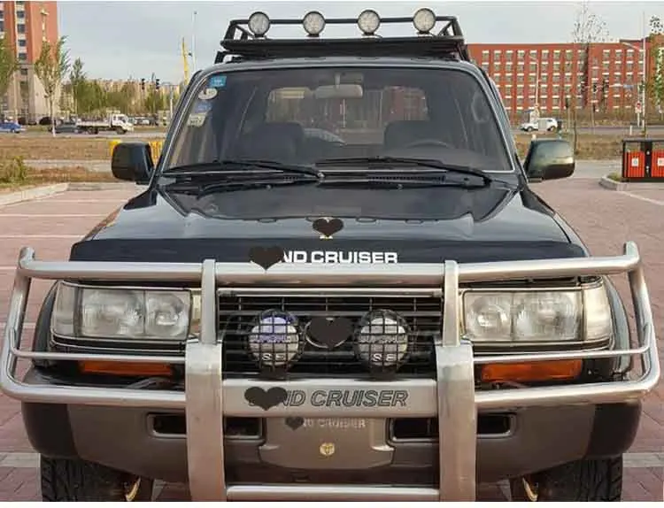 Крышка двигателя песка каменный блок оконная декоративная планка для Toyota Land Cruiser