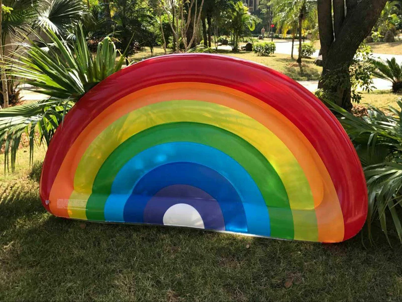 Надувные Плавающие матрасы для плавания с арбузом лимоном Пляжная кровать