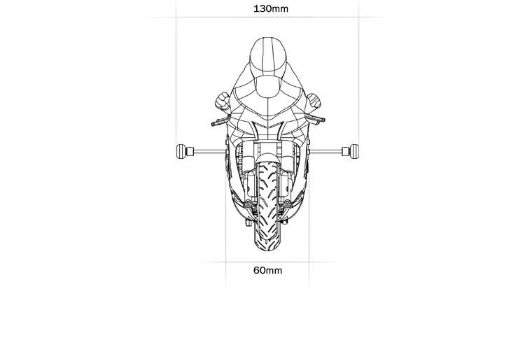 ALZRC-RIDER R-100 1/10 масштабированный Радиоуправляемый мотоцикл
