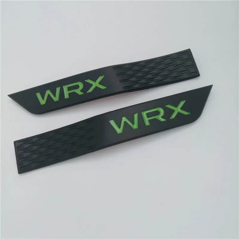 MATTE GREEN WRX 2 шт./компл. для Subaru WRX STI 3D автомобильный значок украшение кромки крыла наклейка наклейки на крылья стайлинга автомобиля - Название цвета: MATTE GREEN WRX