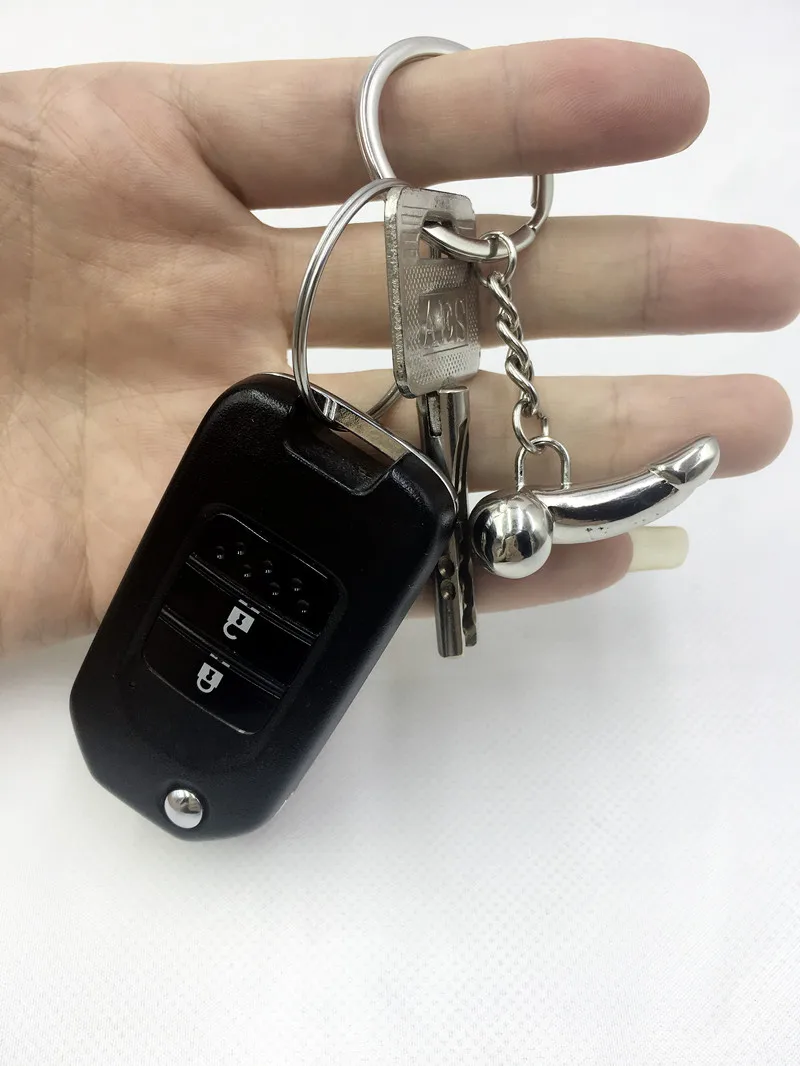 Автомобильный брелок для ключей мужской секс орган металлический автомобиля и