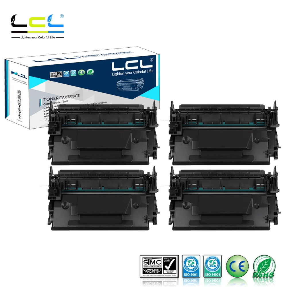 

LCL 87A CF287A (4-Pack Black) Toner Cartridge Compatible for HP LaserJet Enterprise M506dn/M506x/M506n/M506dn/MFP M527z