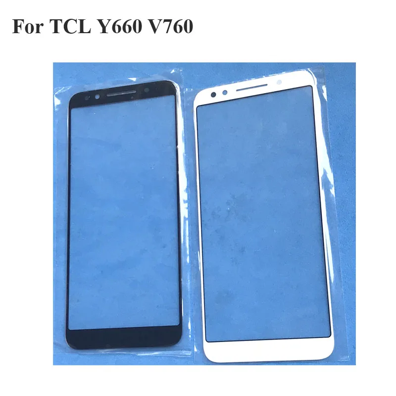 Для переднего ЖК-стекла TCL V760 сенсорная панель для Y660 внешнее стекло экрана без