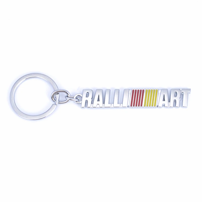 30/50/100PCS Car Kaychain keyring for Mitsubishi ralliart Lancer 9 10 Asx Outlander Pajero L200 Styling Key Chain Ring | Автомобили и