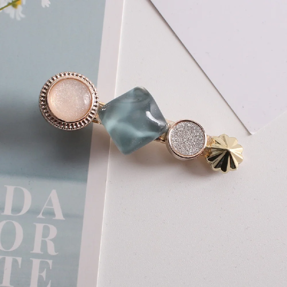 Женская заколка для волос из ацетата уксусной кислоты разноцветные волосы