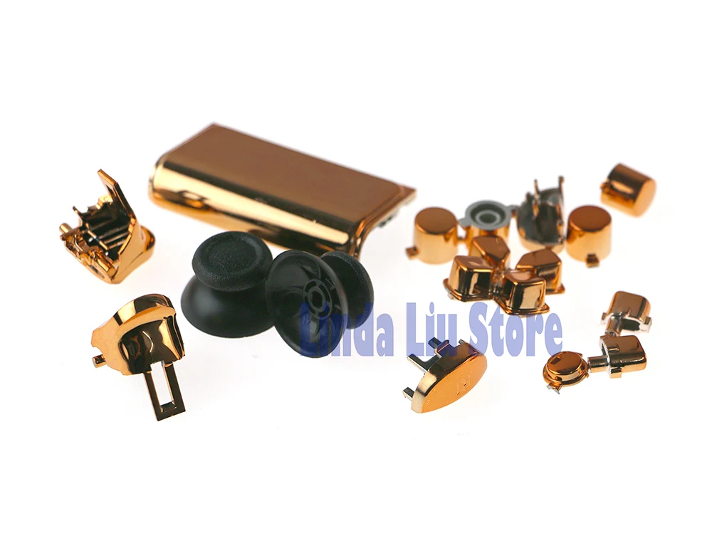 Chengdianwan 20 комплектов хромированная CUH ZCT2 JDS 040 JDM040 R2 L2 R1 L1 триггер полный Dpad кнопки