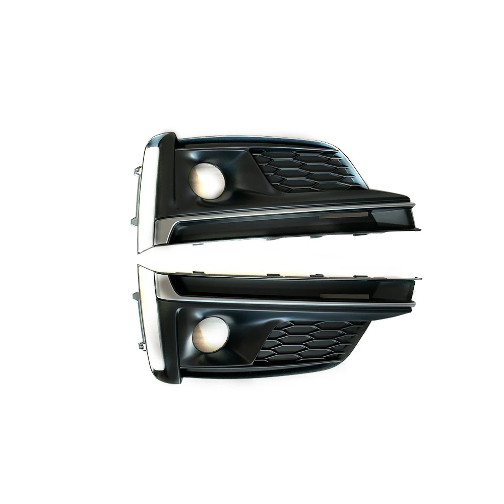 Для Audi A5 sport S5 Sline 2009-2012 передний нижний бампер противотуманная фара крышка вентиляционная решетка боковая вставка сетка решетка авто вытяжки