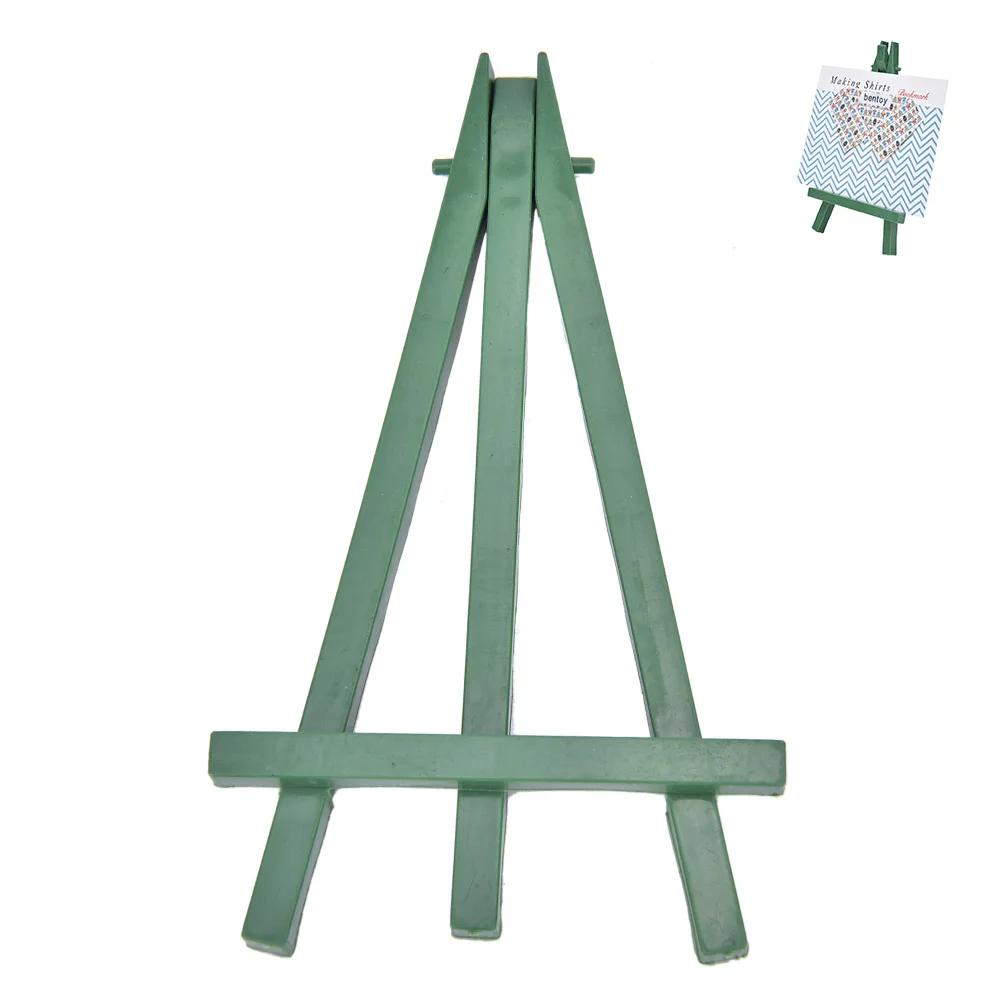 

2Pcs Mini Plastic Artist Easel Number Place Name Card Stand Display Holder Frame Cute Desk Decor DIY Wedding Supplies