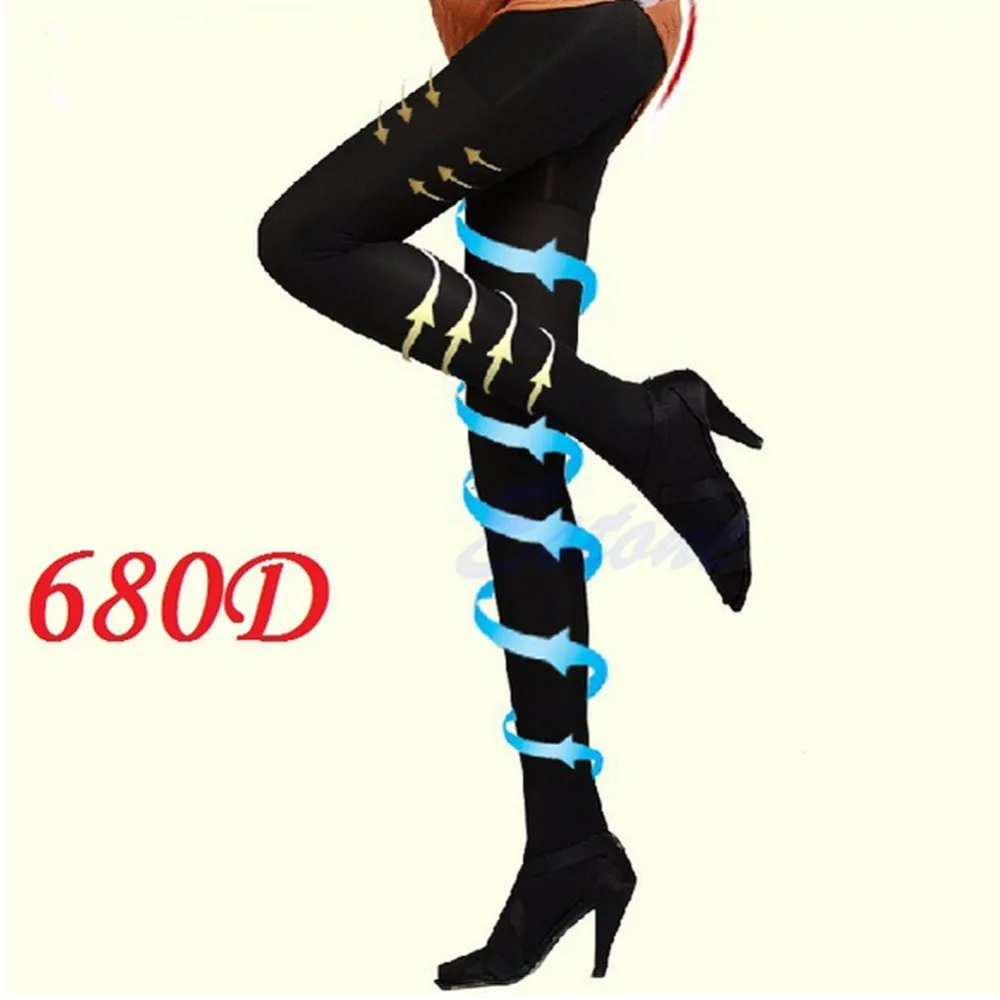 Красивые компрессионные колготки в форме ног тонкие чулки для женщин|pantyhose