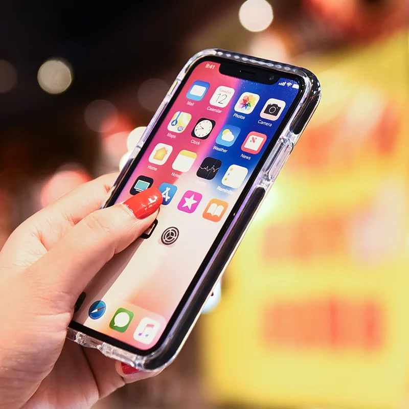 Ударопрочный чехол JONSNOW для iPhone X мягкий силиконовый из тпу телефона 6 Plus 7 8